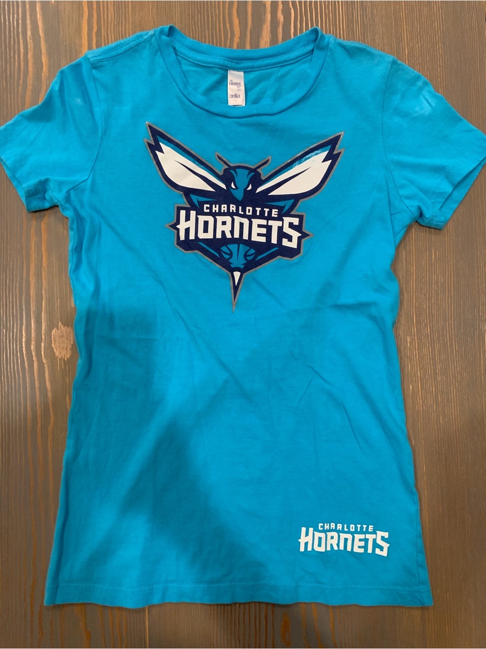 Women’s Turquoise Short Sleeve Hornets Tee Shirt